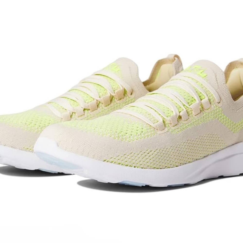 LAST CHANCE | APL Techloom Breeze Running Shoes in Beach Energy White